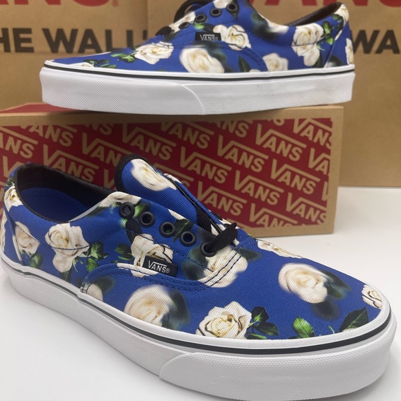 Vans Men’s Era
(Romantic Floral) Lapis Blue Sneakers 
VN0A38FRVP9 - Picture 14 of 16